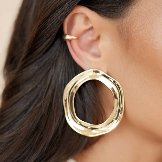 Open Circle Earrings