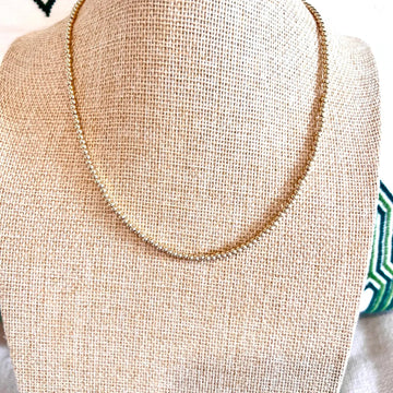 Gold Bead Necklace