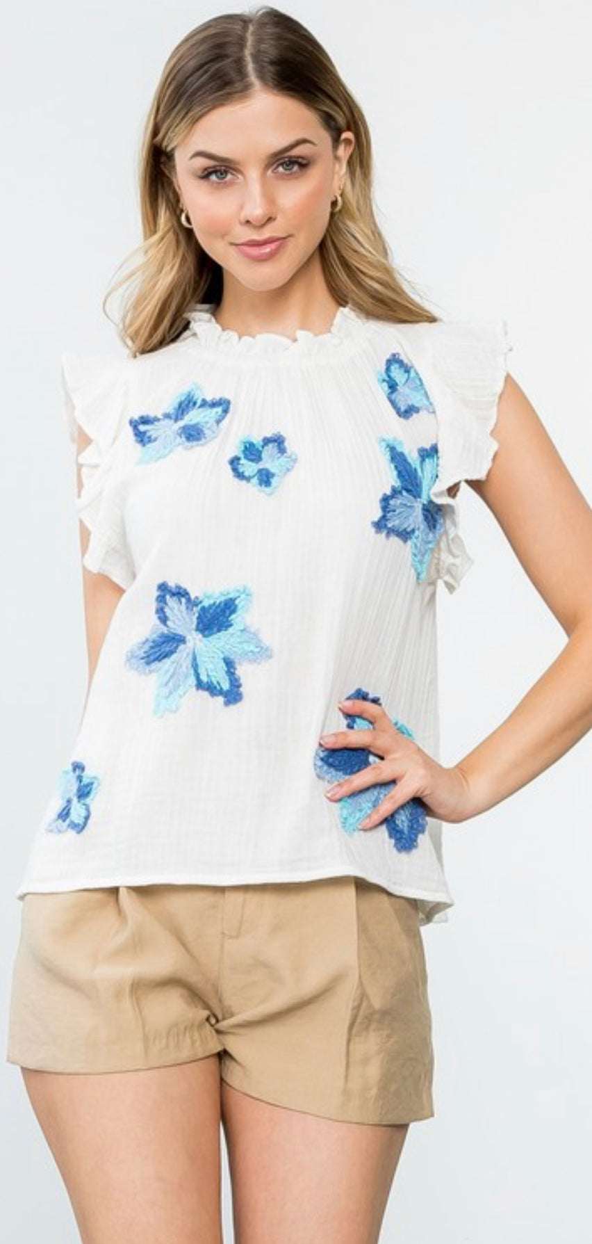 Holland Embroidered Top